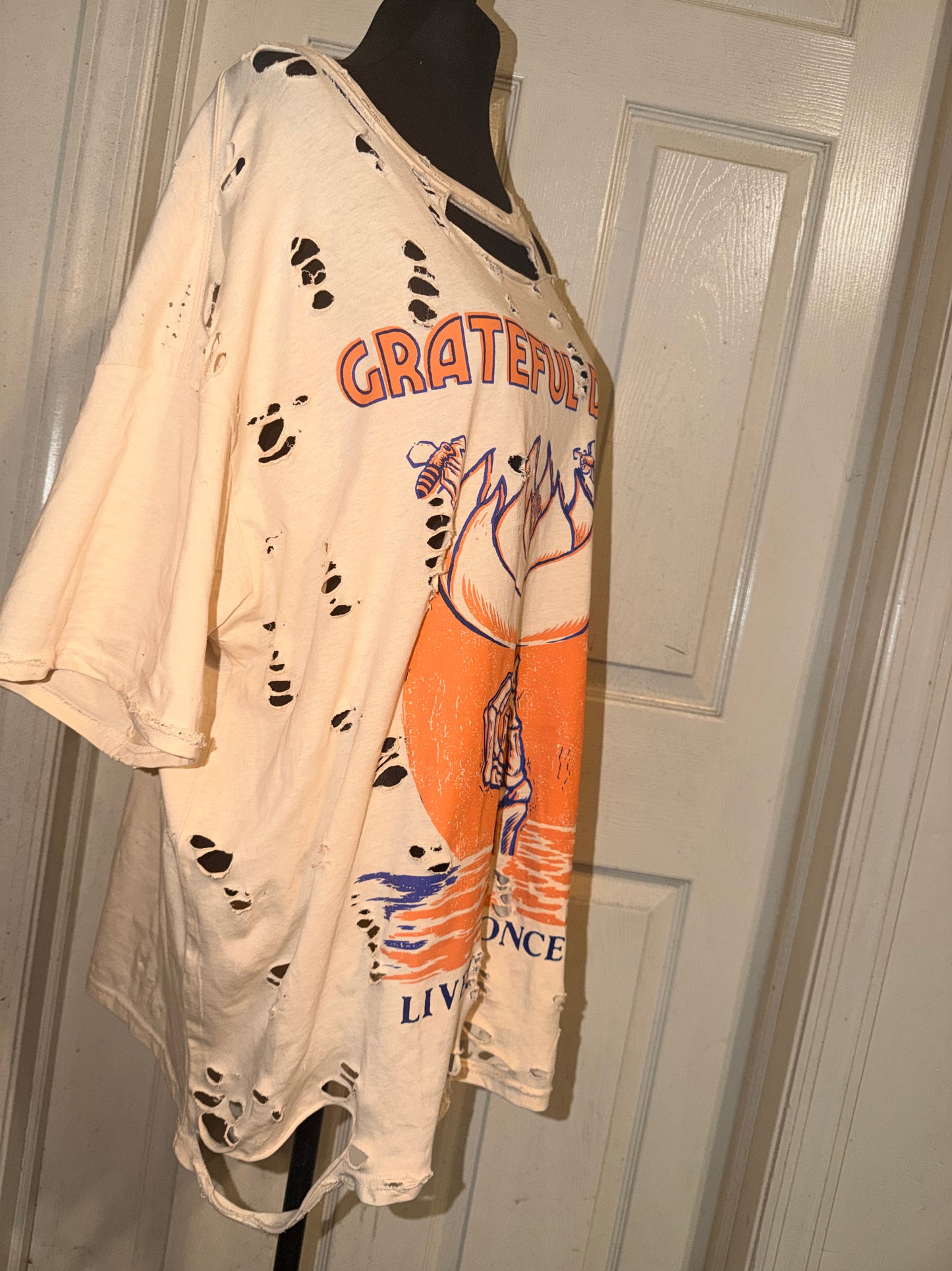 Grateful Dead Oversized Distressed Tee (as is)