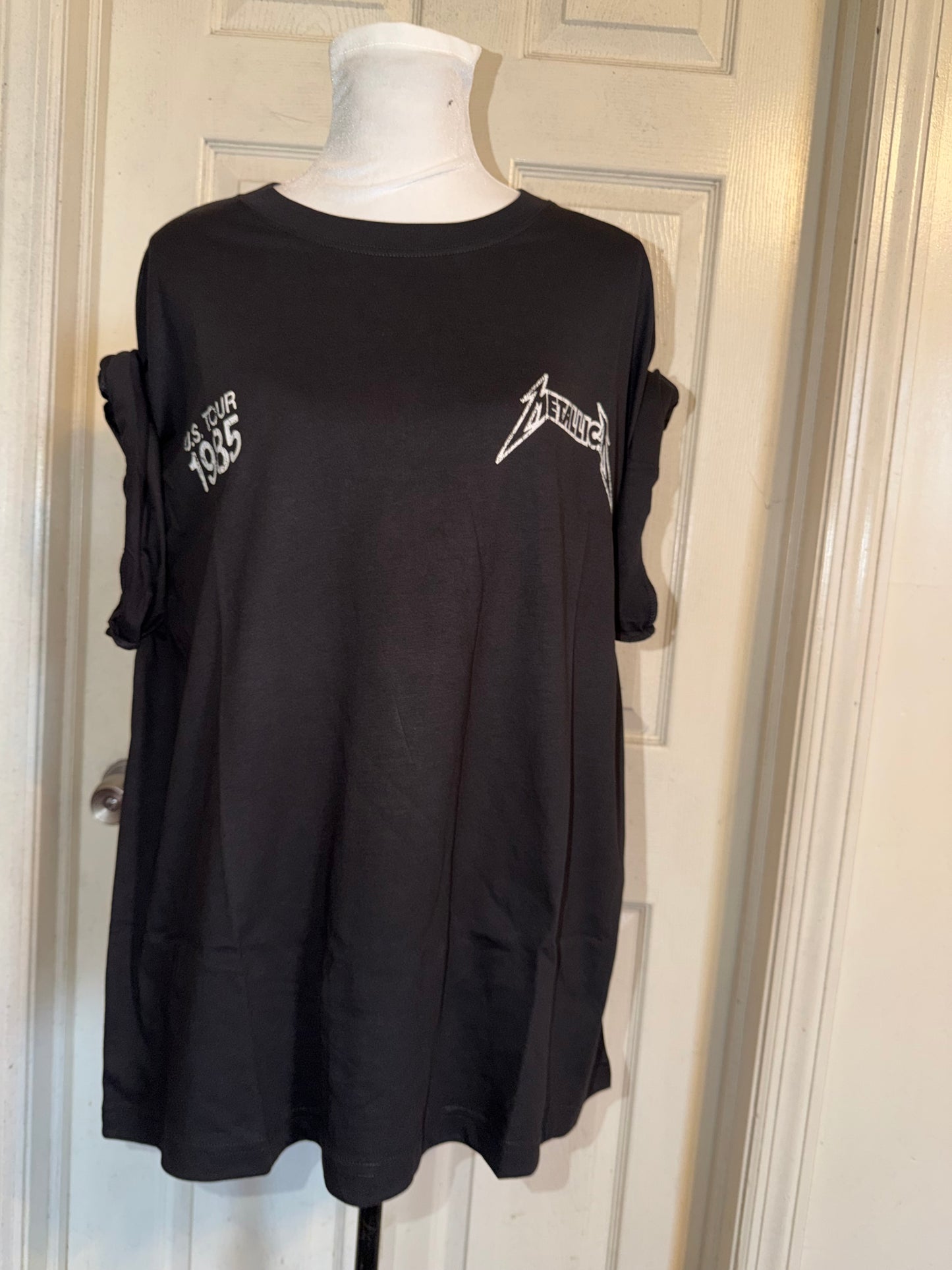Metallica Double Sided Oversized Distressed Tee