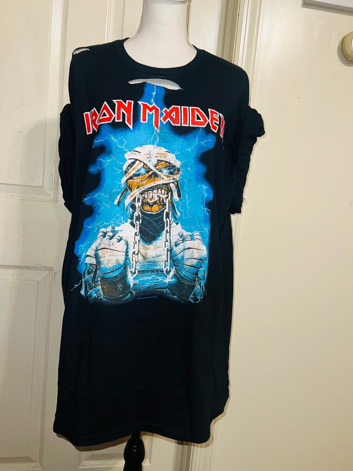 Iron Maiden Oversized Distressed Tee