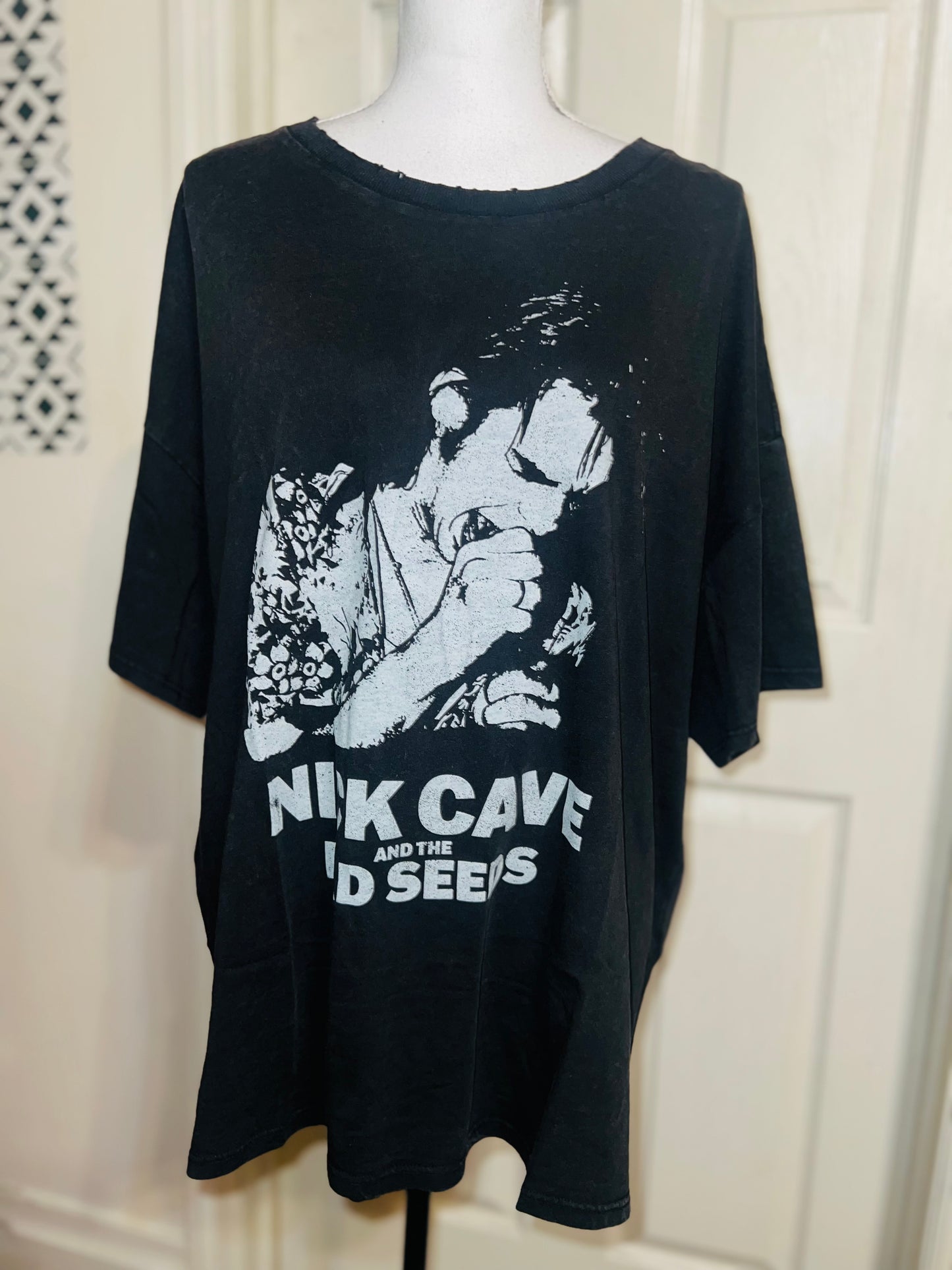 Nick Cave & The Bad Seeds Oversized Distressed Tee