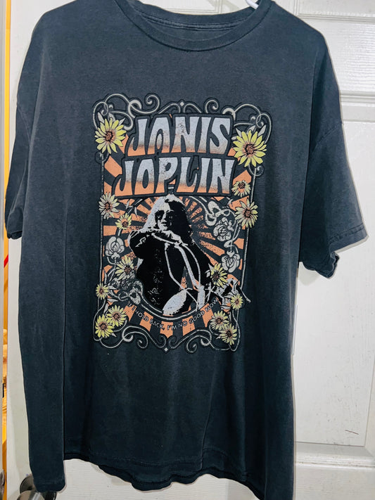 Janis Joplin Oversized Distressed Tee