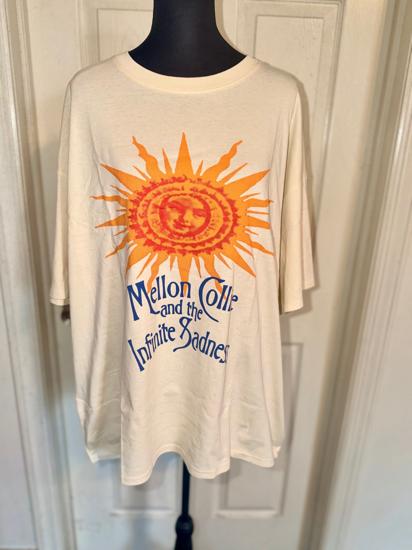 The Smashing Pumpkins Oversized Distressed Tee