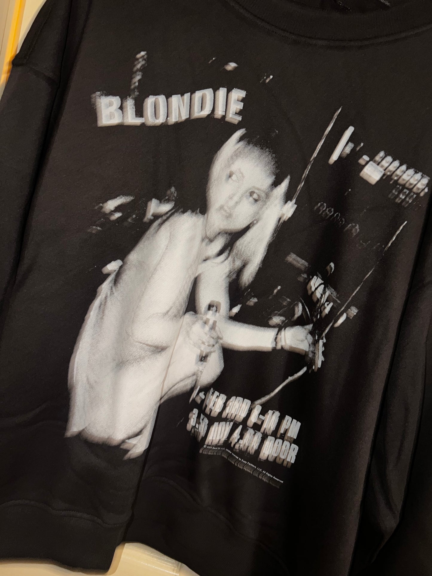 Blondie Oversized Distressed Sweatshirt