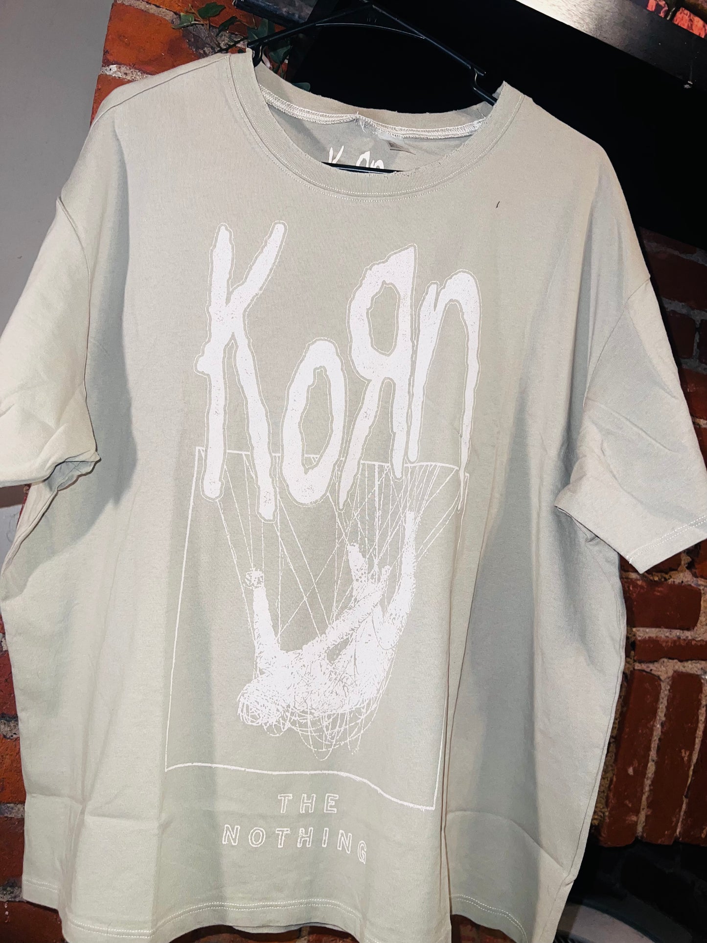 Korn Oversized Distressed Tee