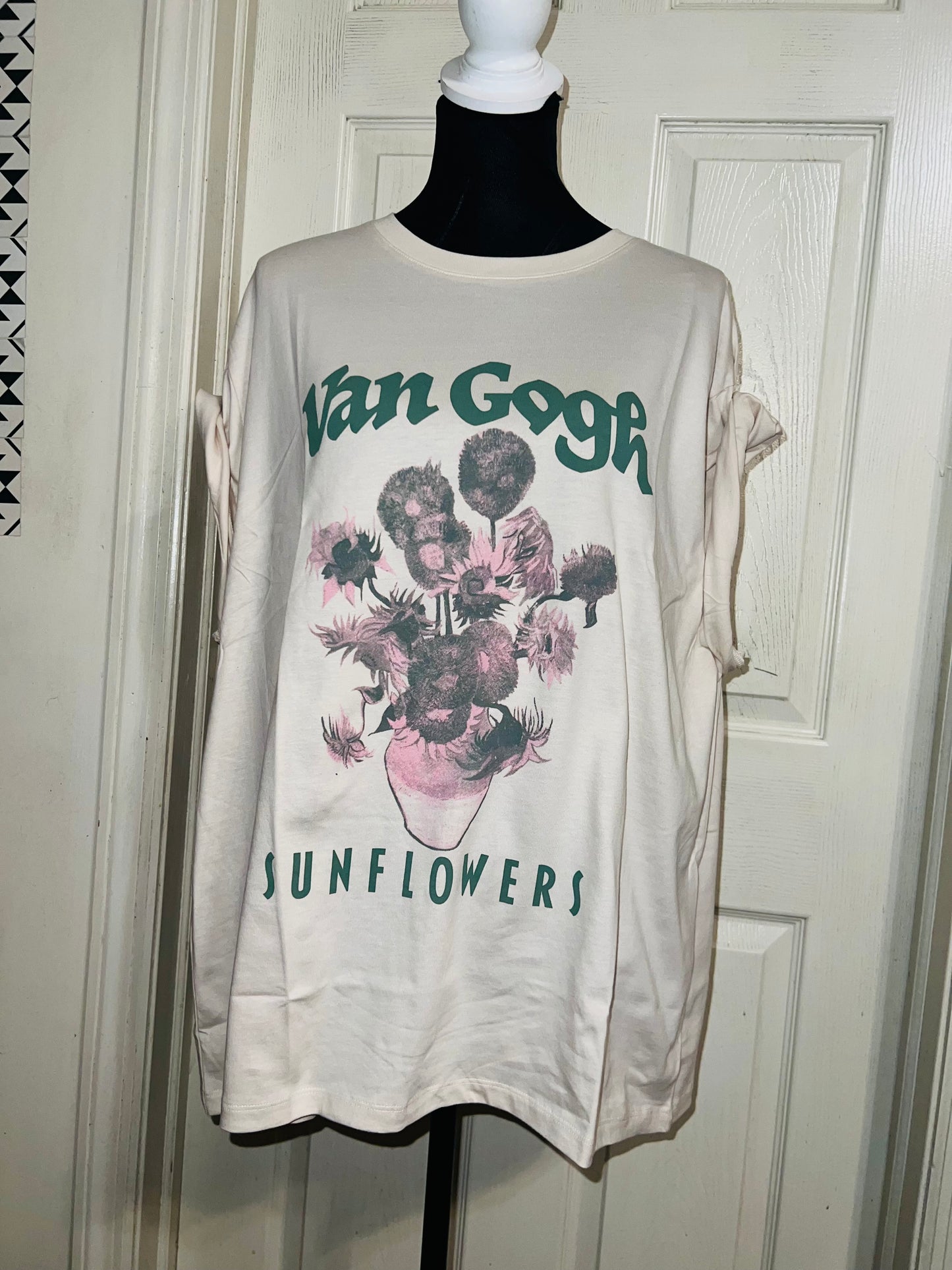 Vincent Van Gogh Oversized Distressed Tee