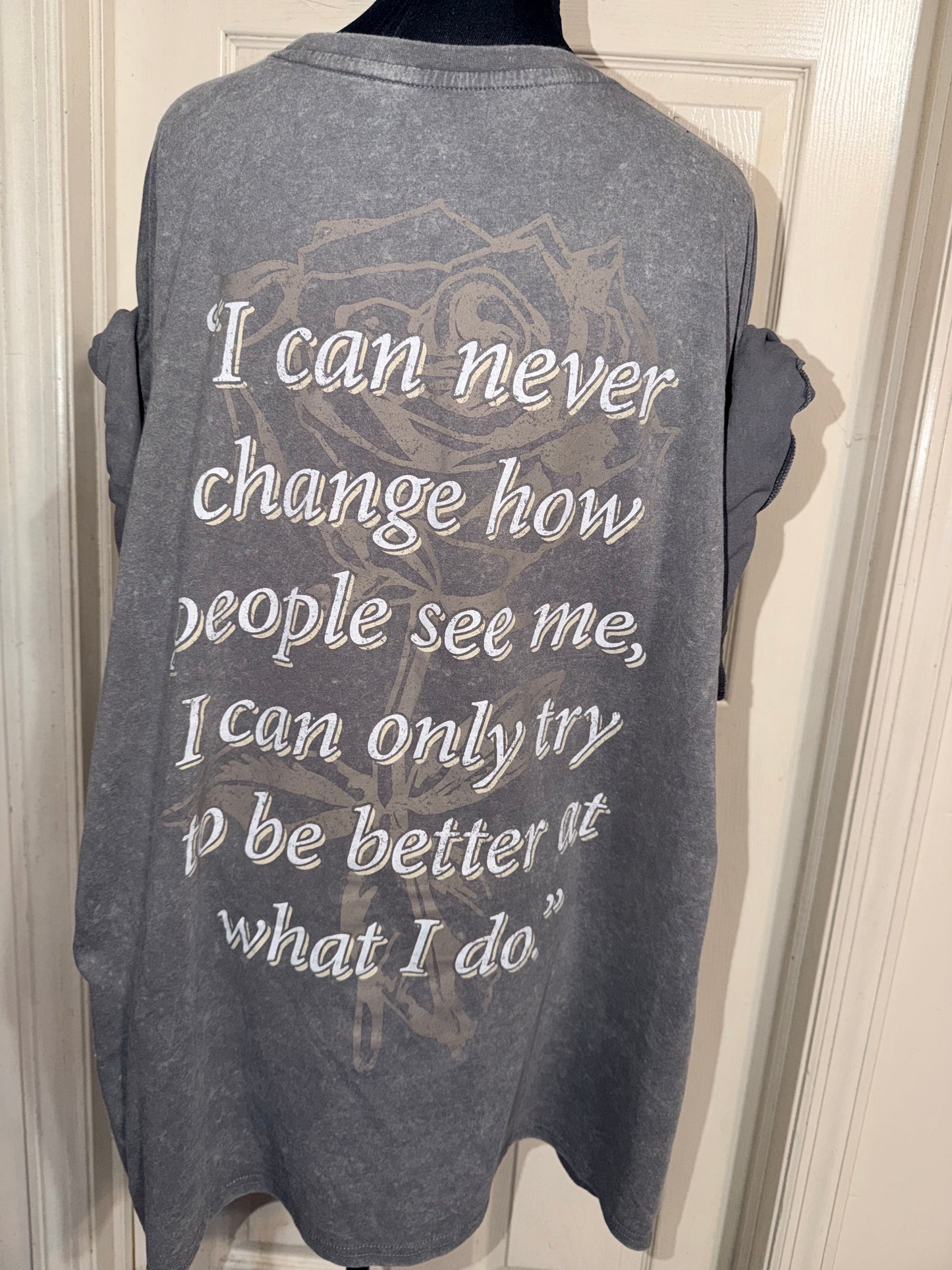 Tupac Double Sided Oversized Distressed Tee