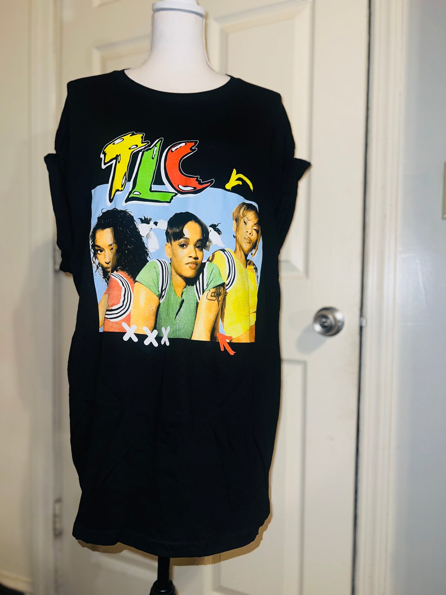 TLC Oversized Distressed Tee