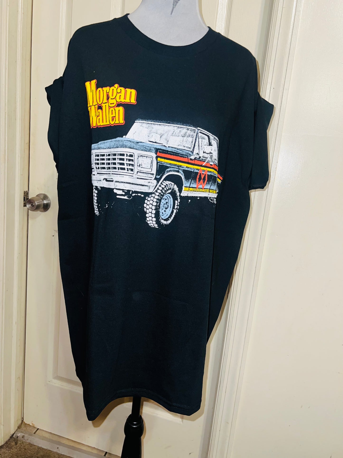 Morgan Wallen Oversized Distressed Tee