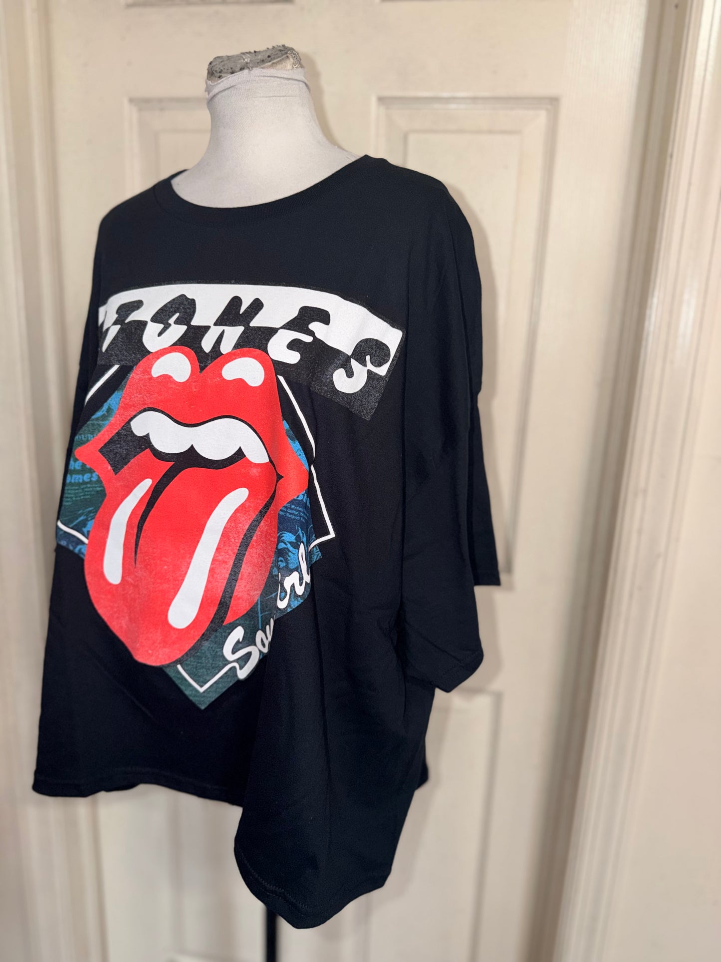 The Rolling Stones Oversized Distressed Tee