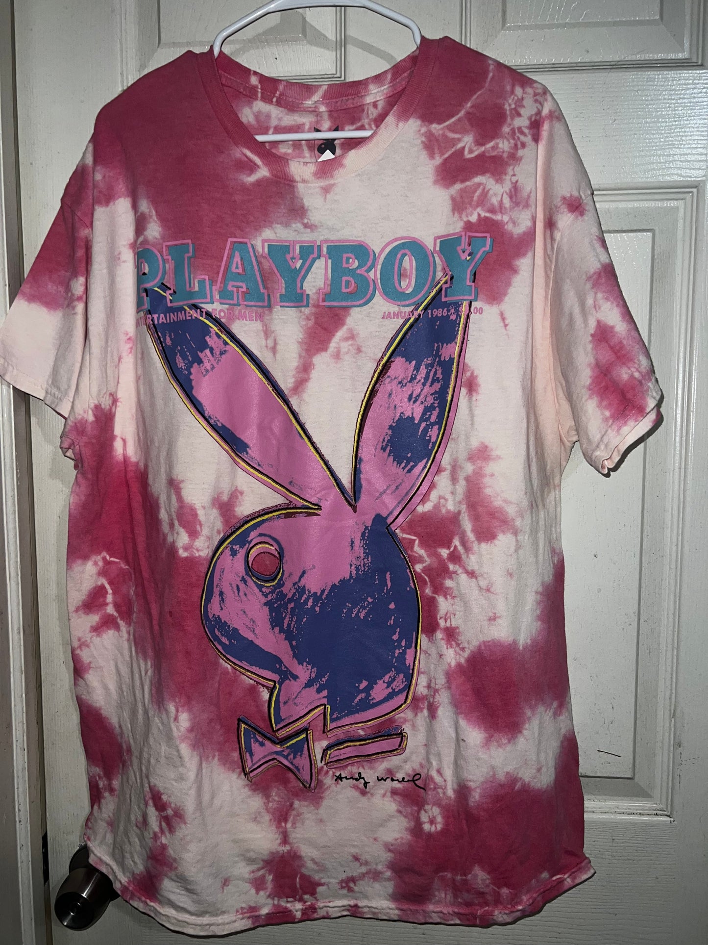 Playboy Andy Warhol Tie Dye Oversized Tee