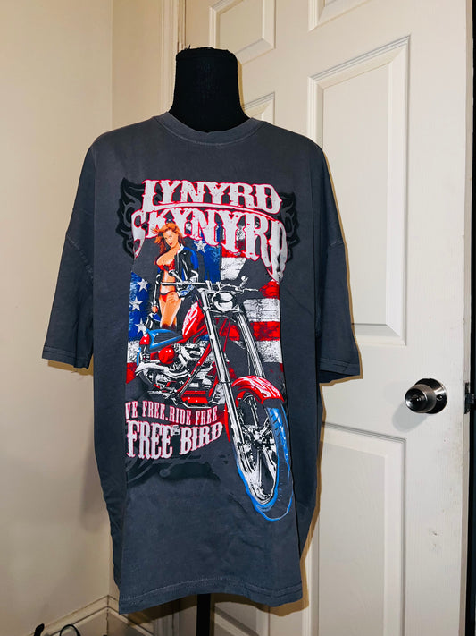 Lynyrd Skynyrd Free Bird Oversized Distressed Tee