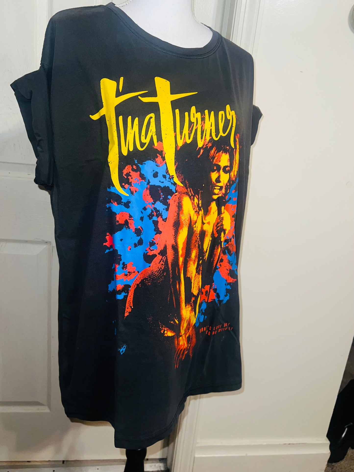 Tina Turner Oversized Distressed Tee