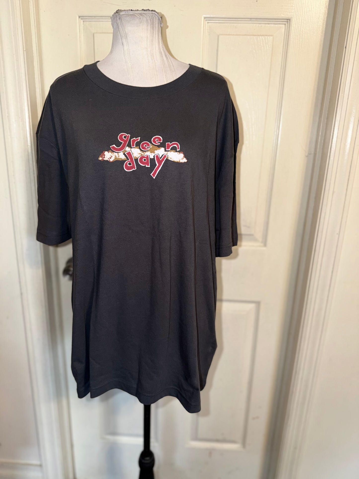 Green Day Double Sided Oversized Tee
