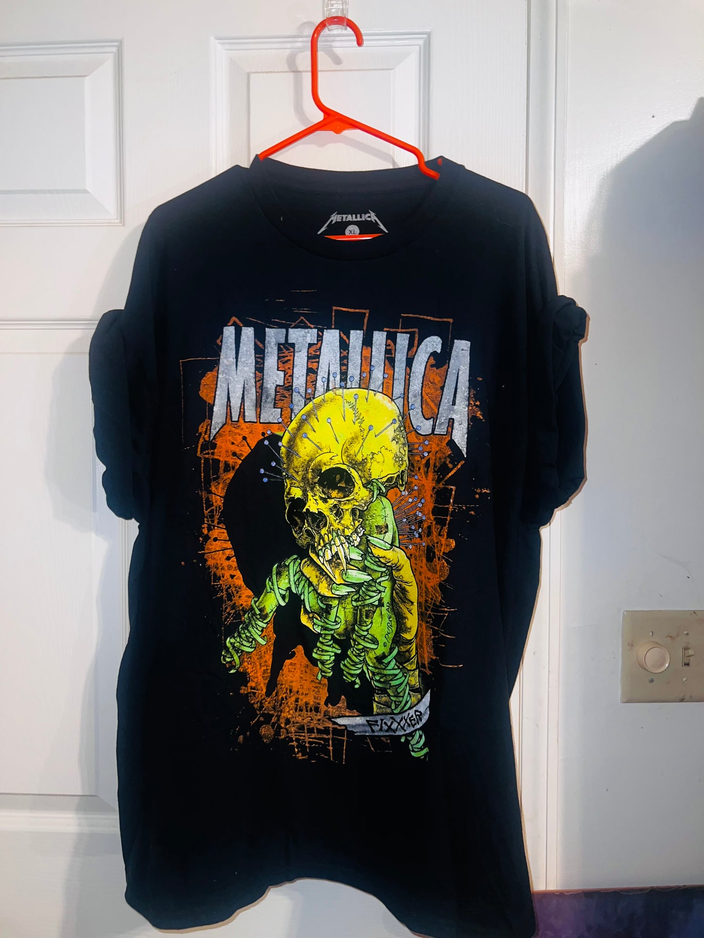 Metallica Fixxer Oversized Distressed Tee