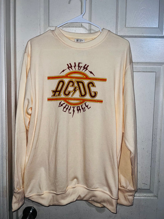 AC/DC Oversized Long Sleeve Shirt/Sweatshirt