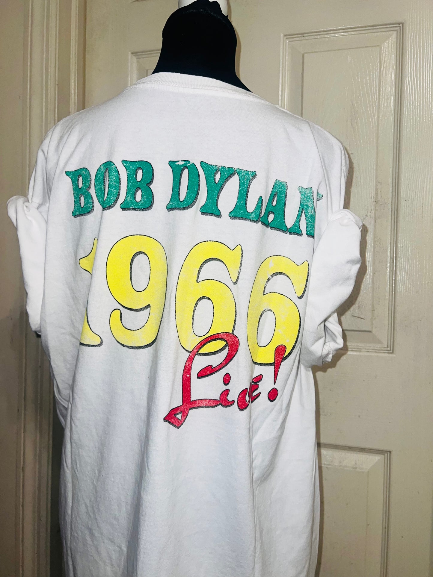 Bob Dylan Double Sided Oversized Distressed Tee