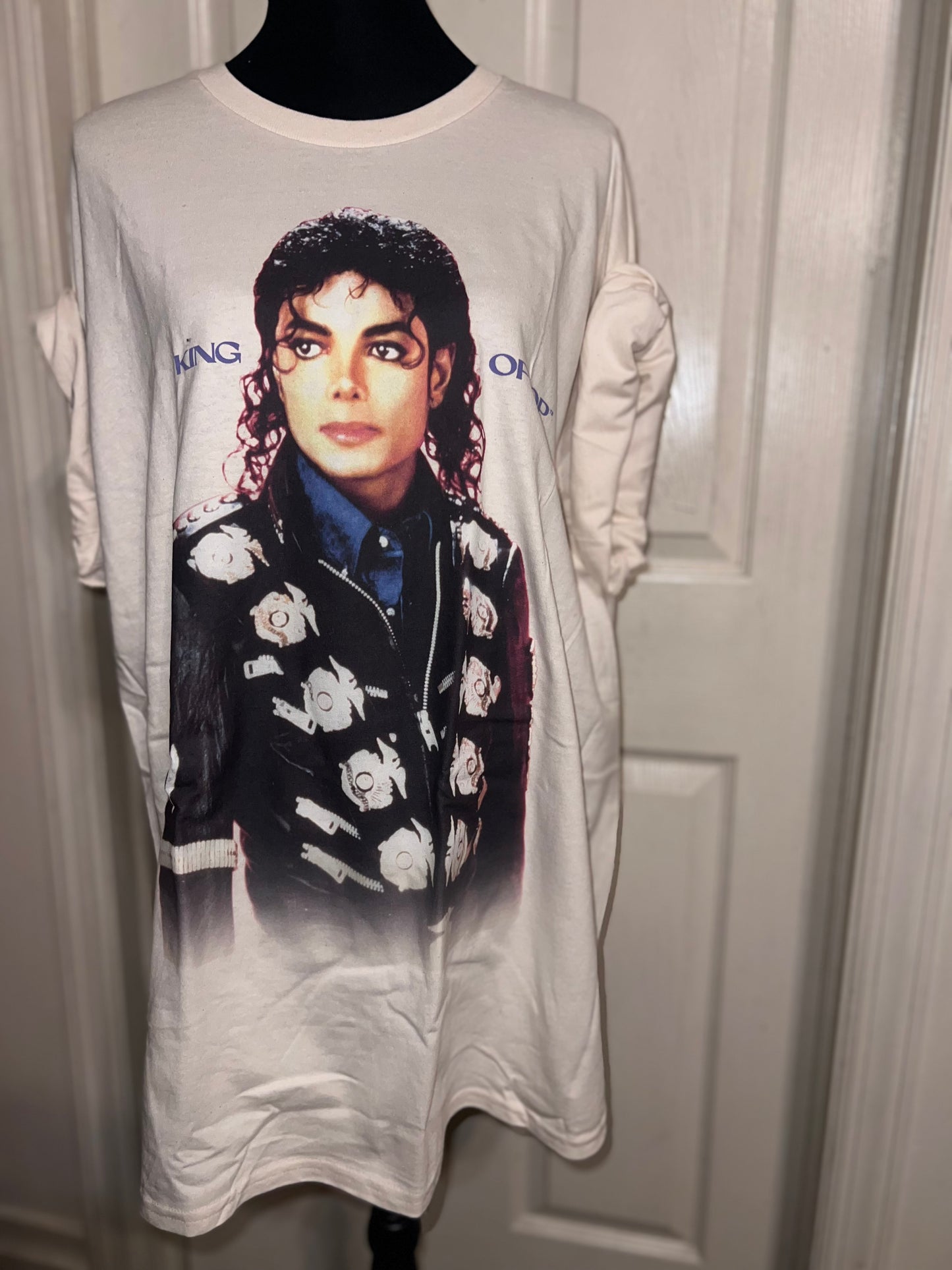 Michael Jackson Oversized Distressed Tee