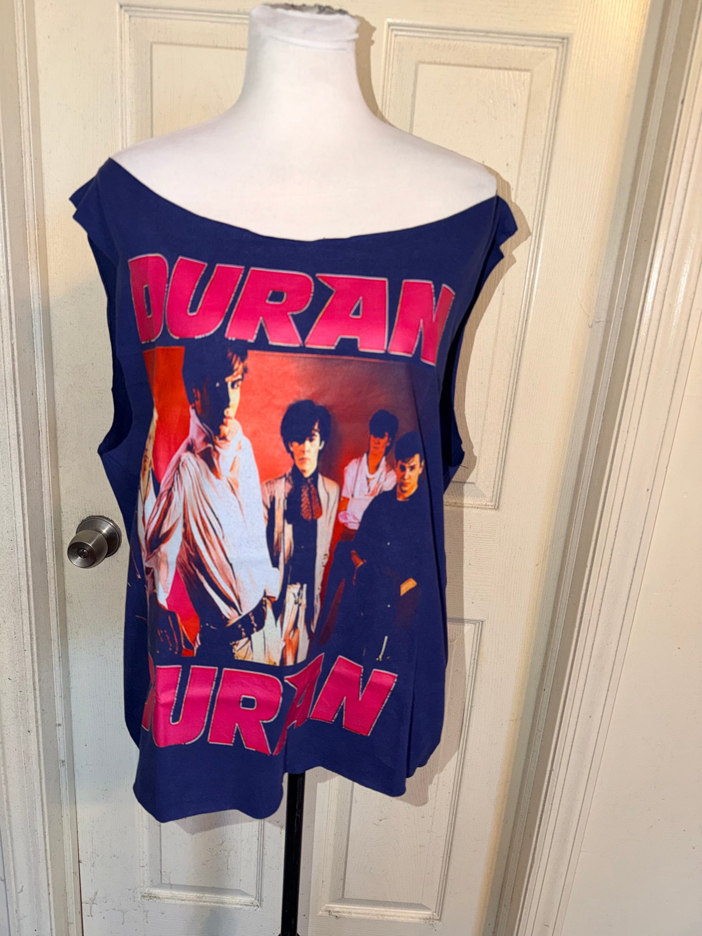 Duran Duran Oversized Distressed Tank