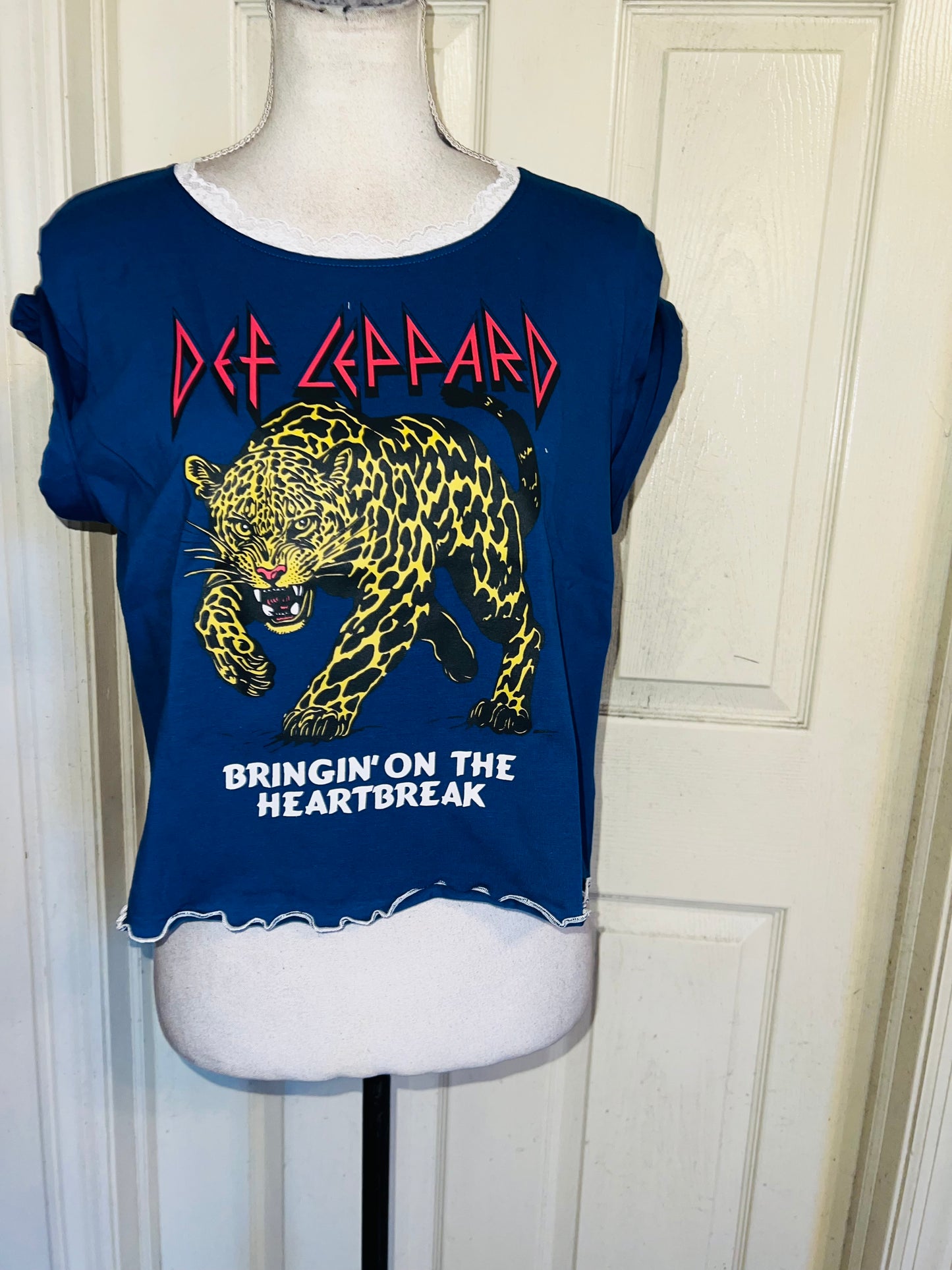 Def Leppard Distressed Baby Tee