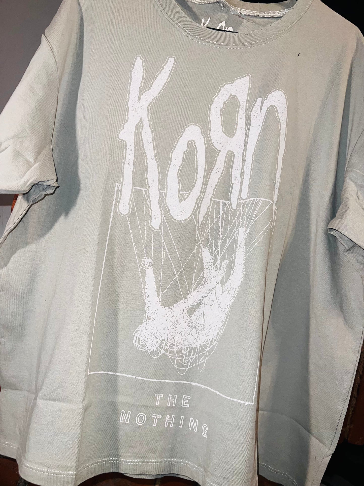 Korn Oversized Distressed Tee