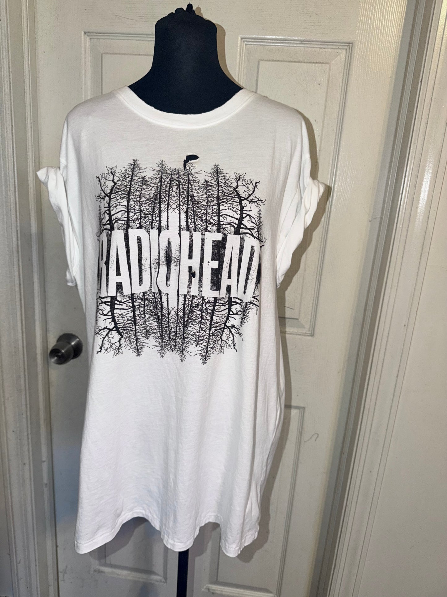 Radiohead Oversized Distressed Tee