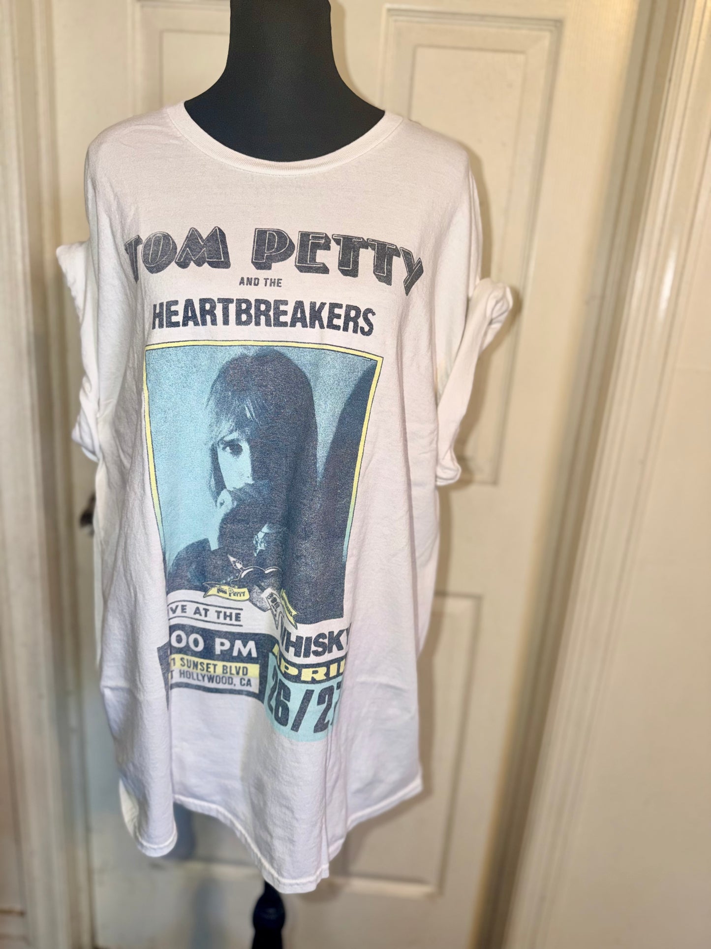 Tom Petty and the Heartbreakers Oversized Distressed Tee