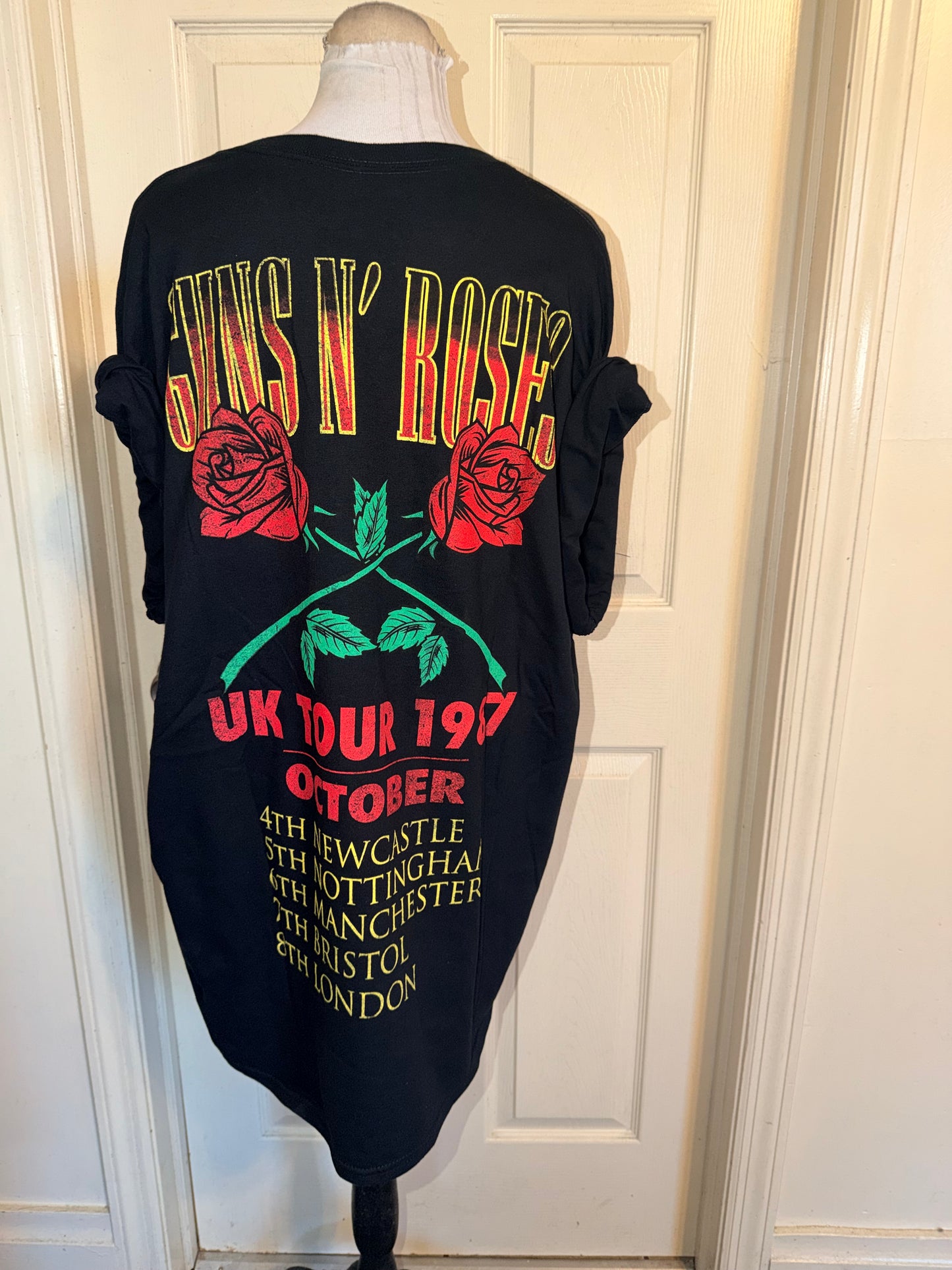 Guns N’ Roses Double Sided Oversized Distressed Tee