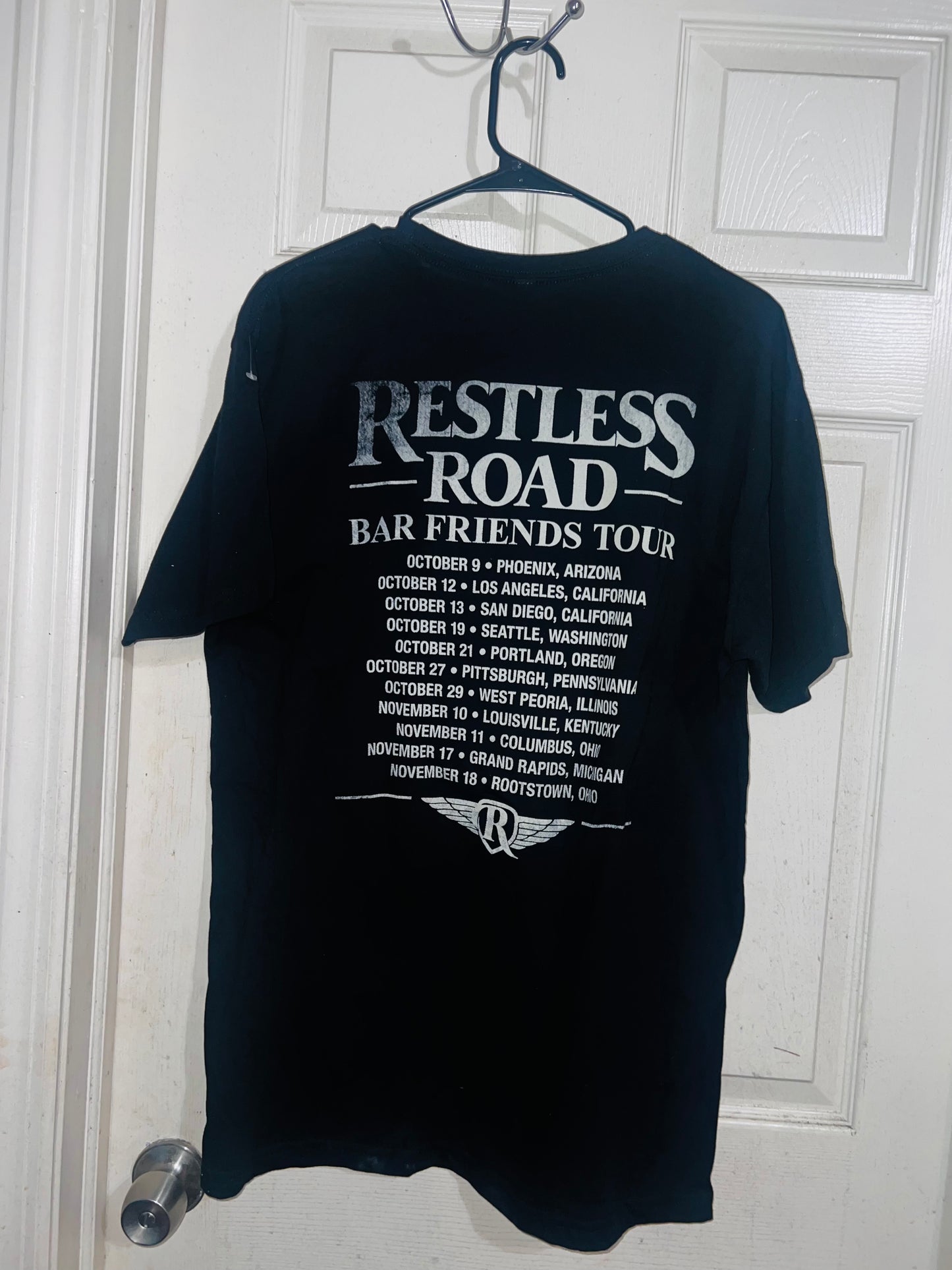Restless Road Vintage Double Sided Oversized Tee