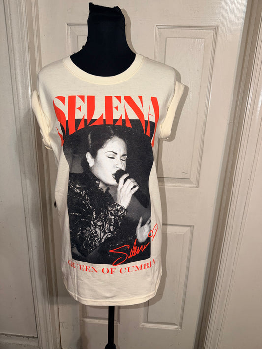 Selena Distressed Tee