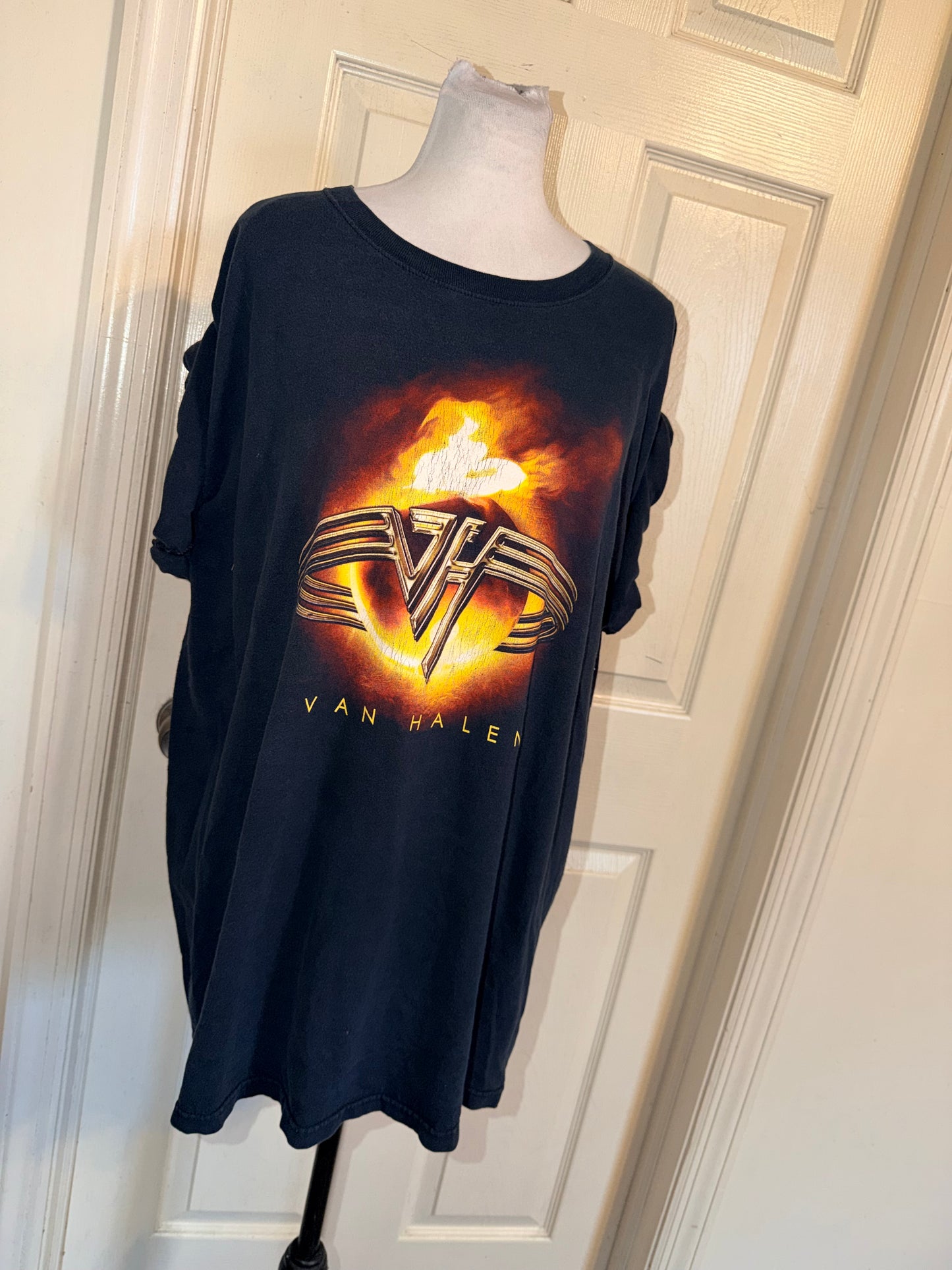 Van Halen Vintage Double Sided Oversized Distressed Tee