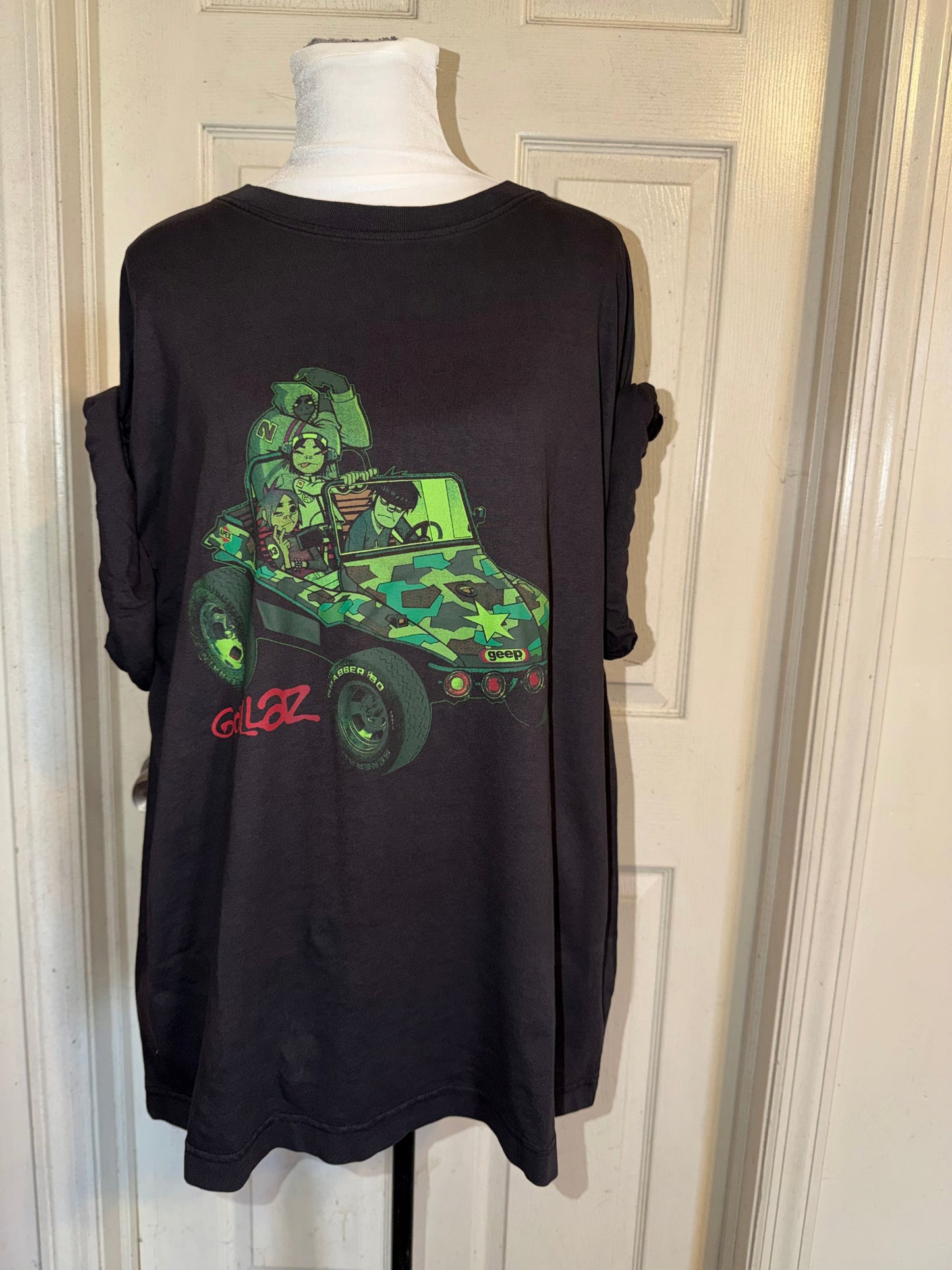 Gorillaz Oversized Distressed Tee
