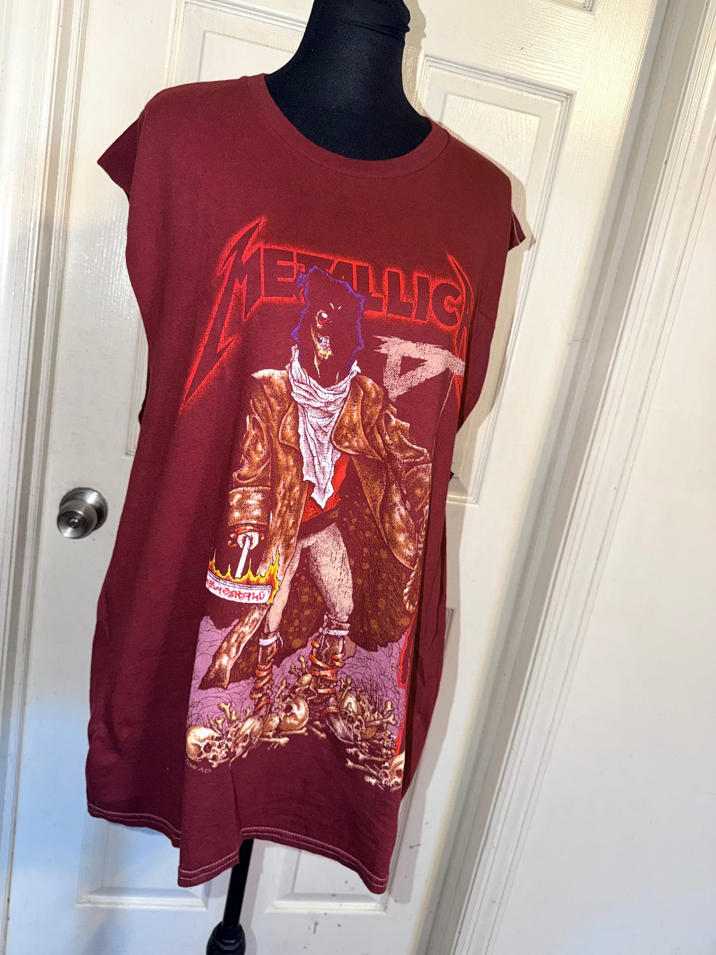 Metallica Oversized Double Sided Tann