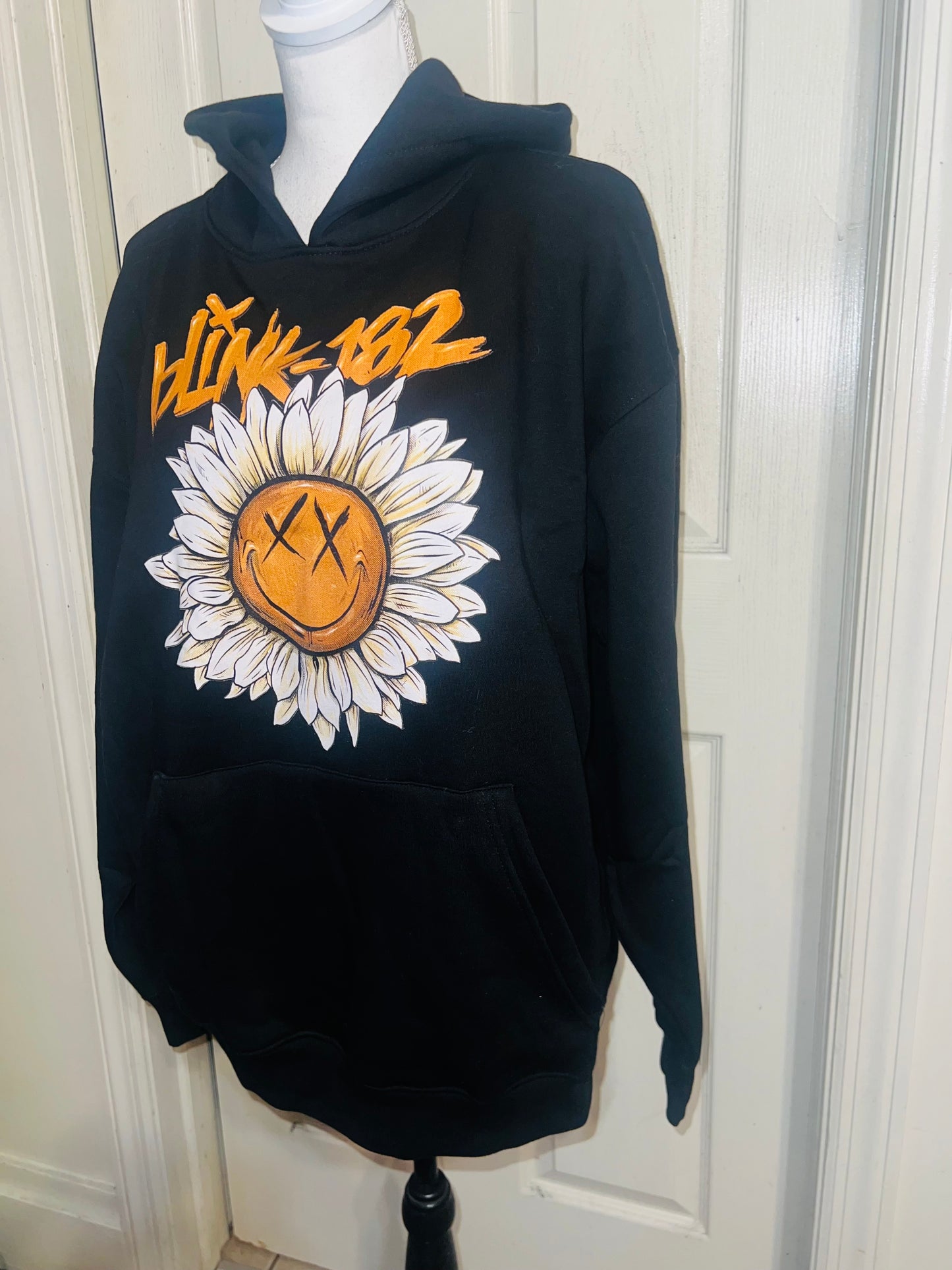 Blink 182 Oversized Distressed Sweatshirt