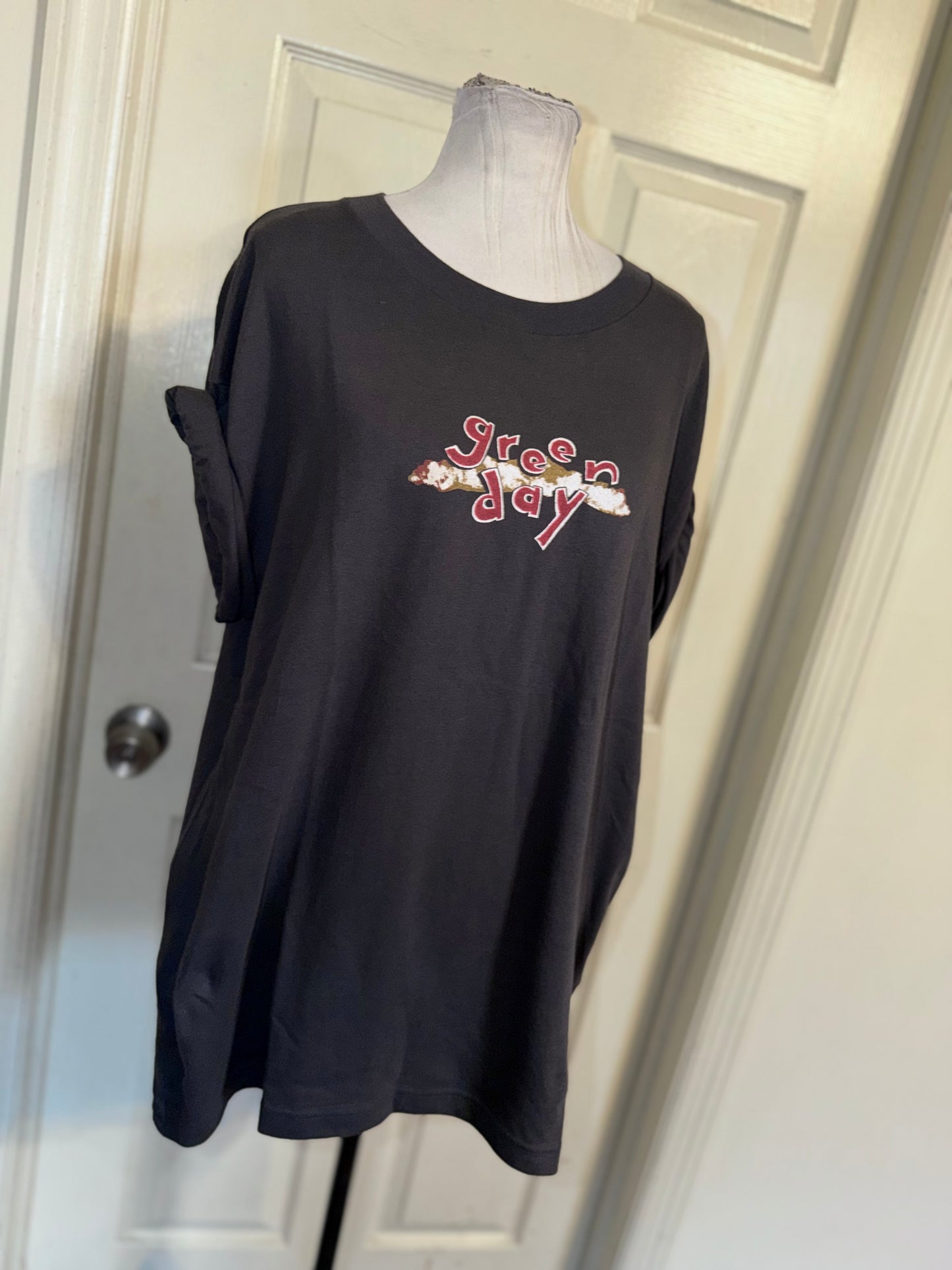 Green Day Double Sided Oversized Tee