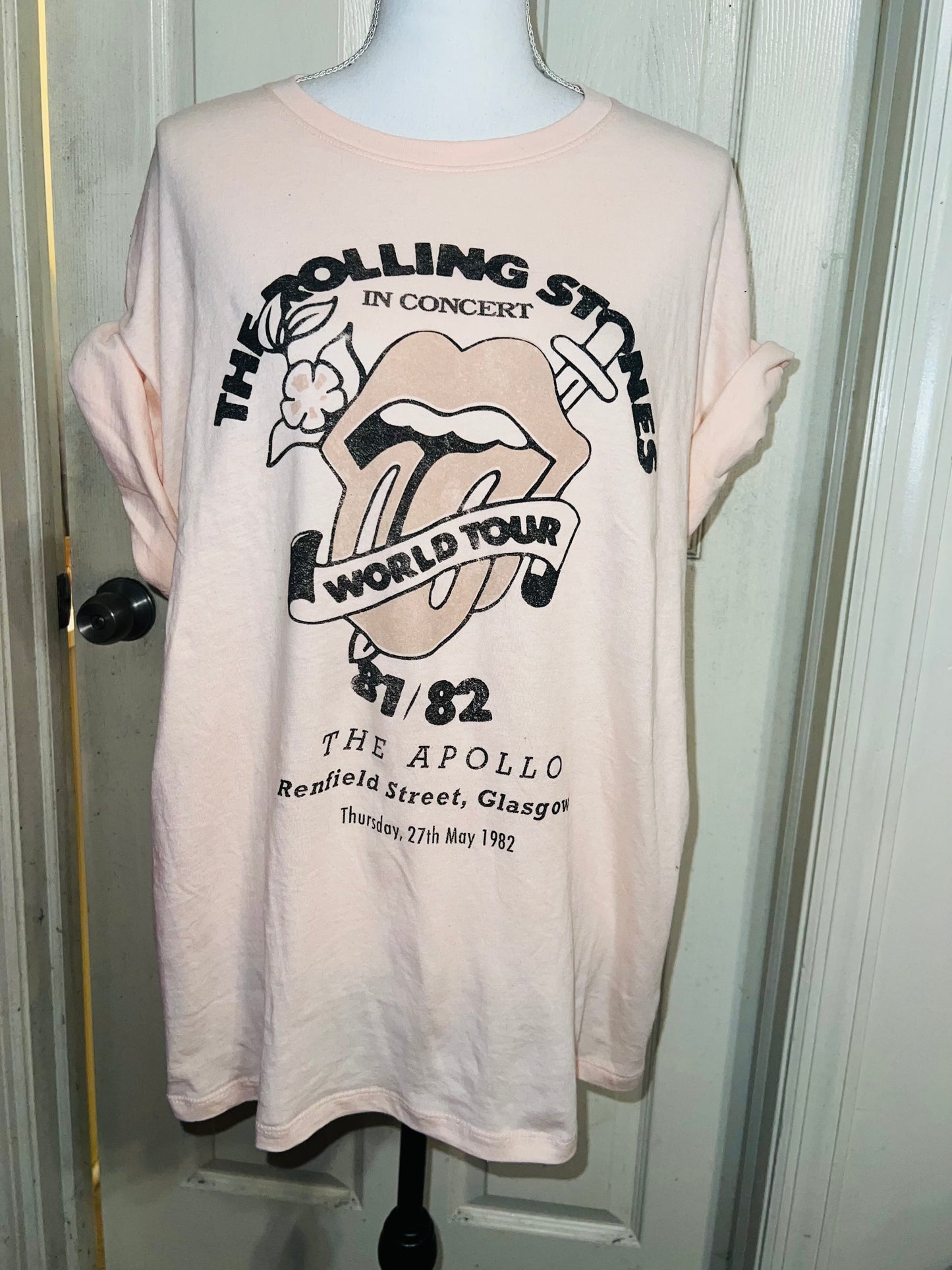 The Rolling Stones Oversized Distressed T-Shirt