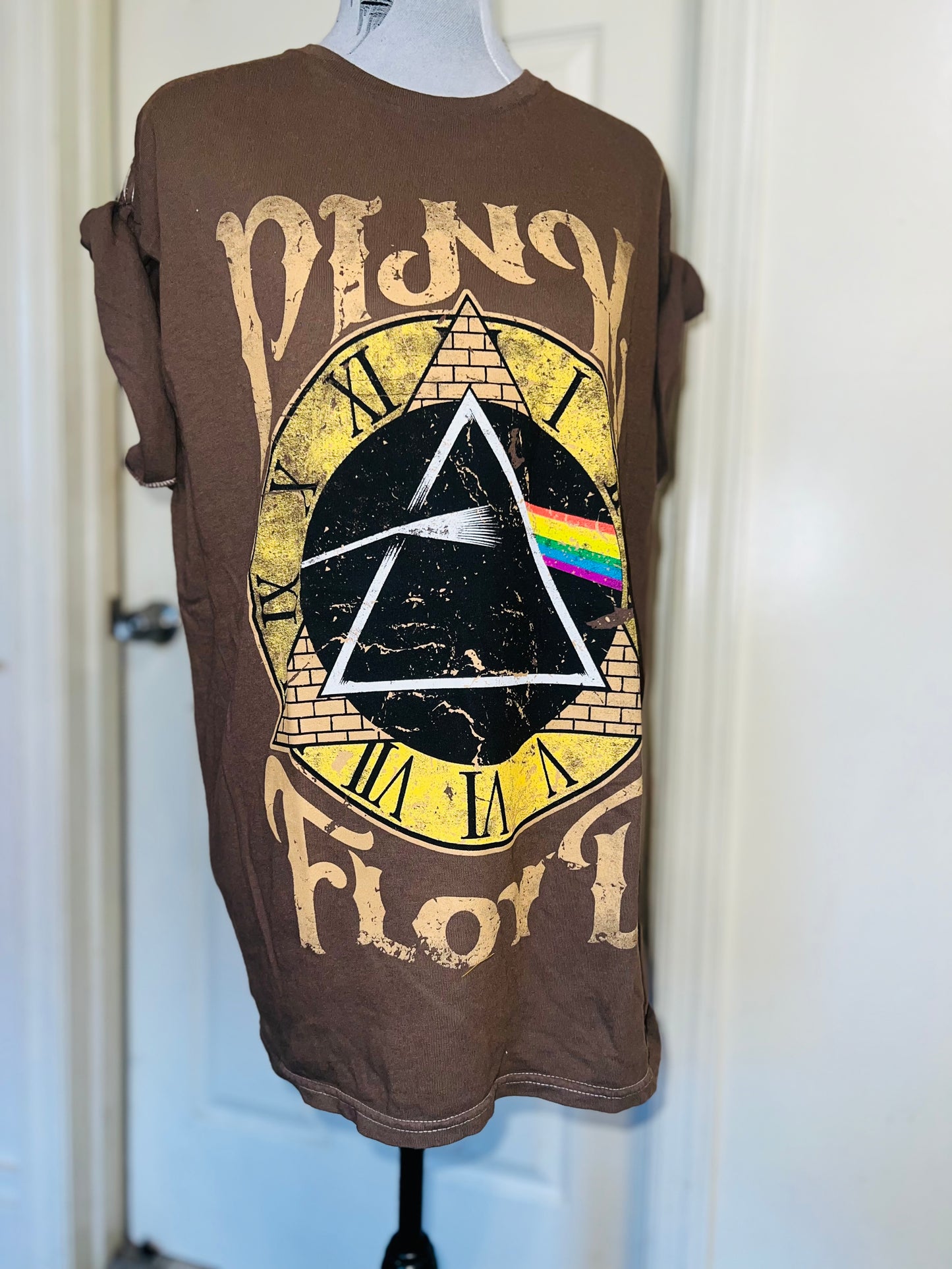 Pink Floyd Oversized Distressed Tee