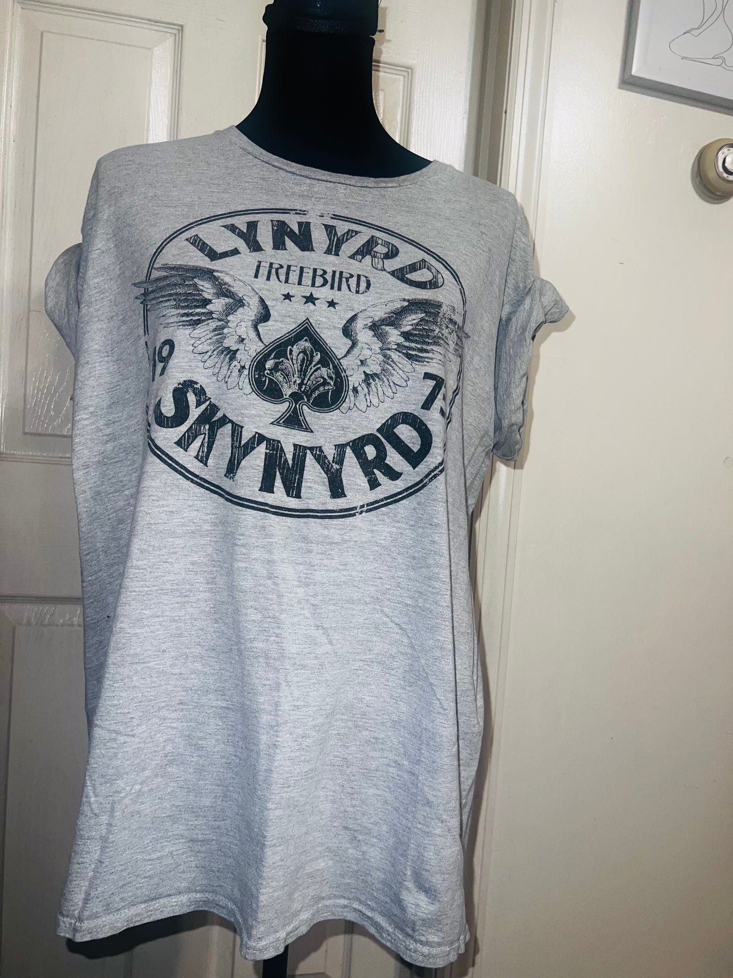 Lynyrd Skynyrd Oversized Distressed Tee