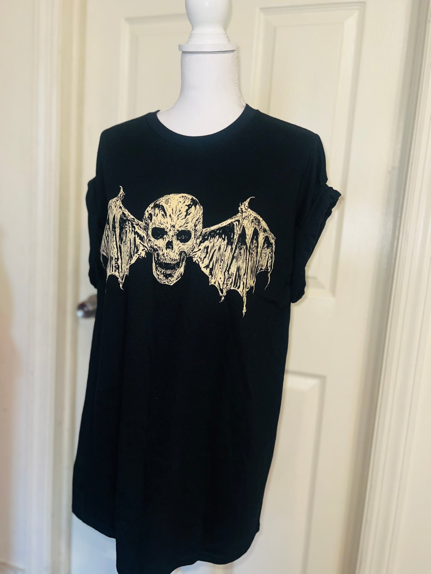 Avenged Sevenfold Double Sided Oversized Distressed Tee