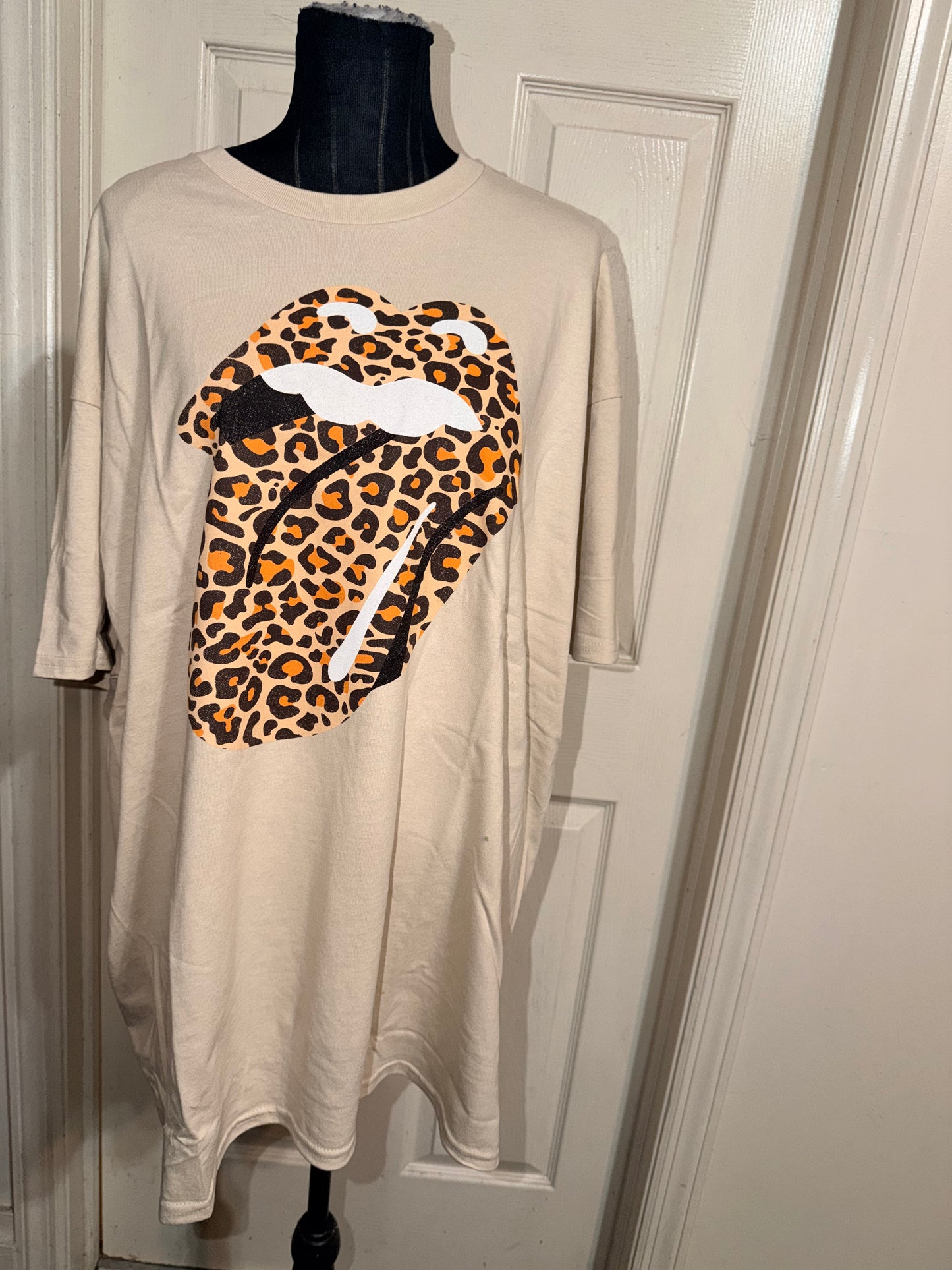 The Rolling Stones Oversized Distressed Tee