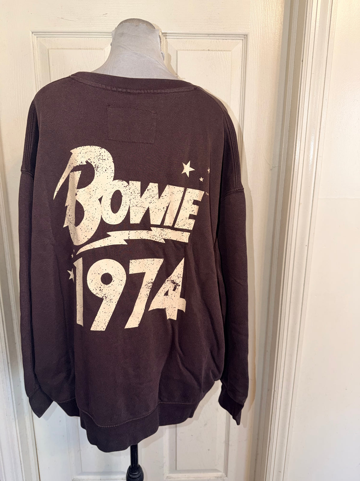David Bowie Double Sided Oversized Sweatshirt