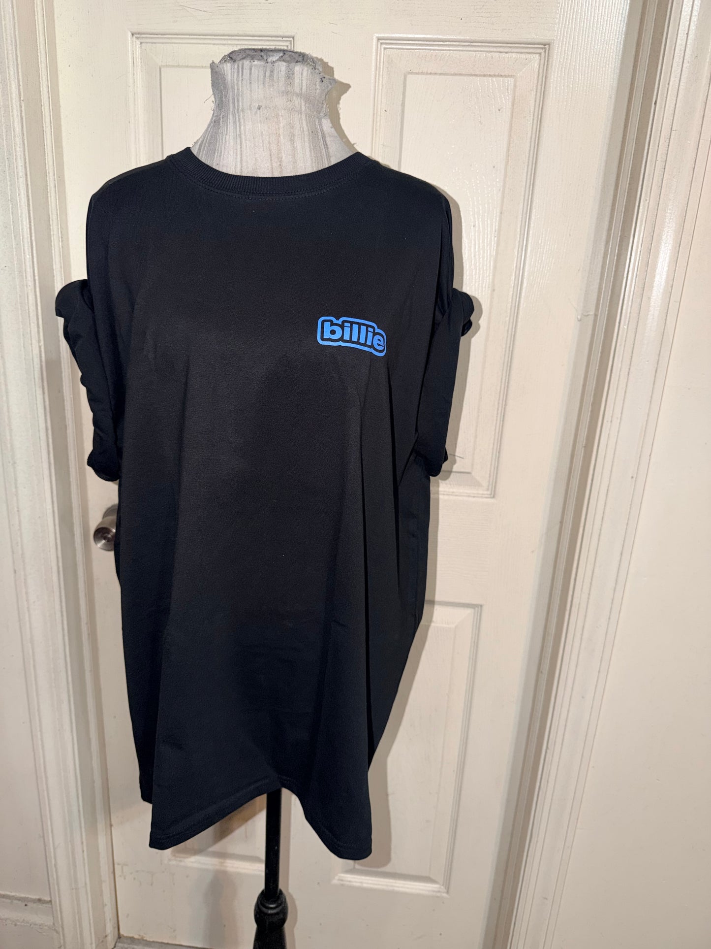 Billie Eilish Double Sided Oversized Distressed Tee