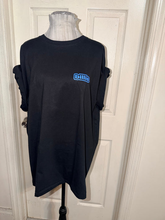 Billie Eilish Double Sided Oversized Distressed Tee