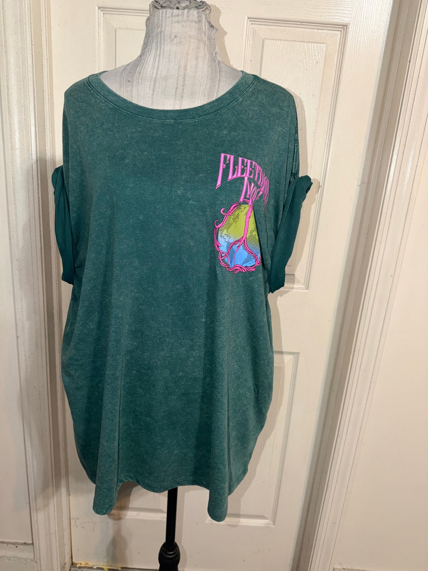 Fleetwood Mac Double Sided Oversized Distressed Tee