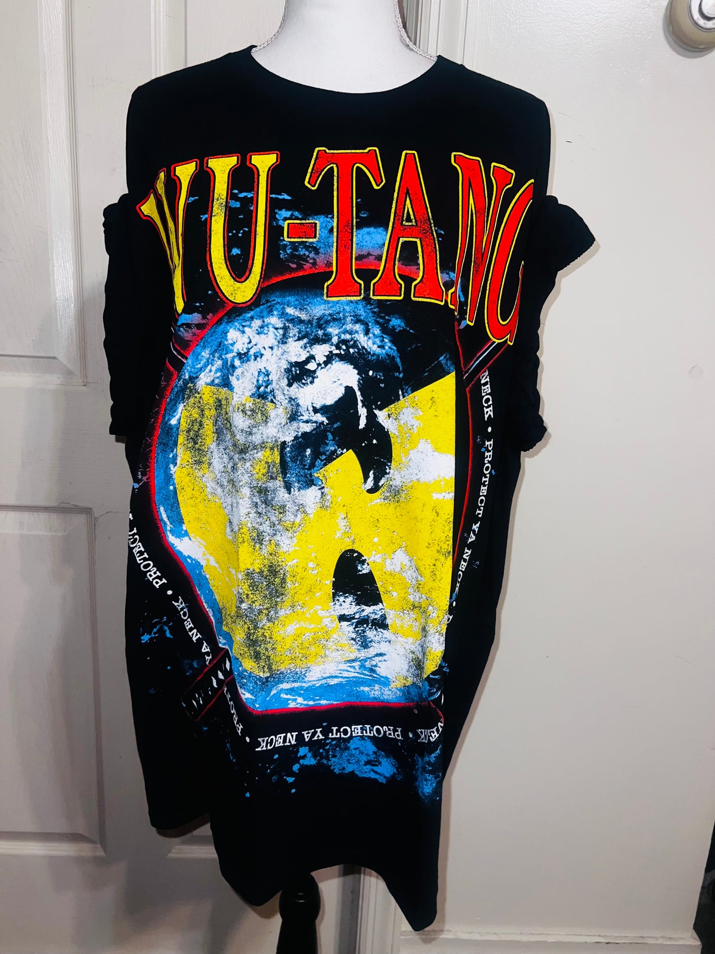 Wu-Tang Clan Oversized Distressed Tee