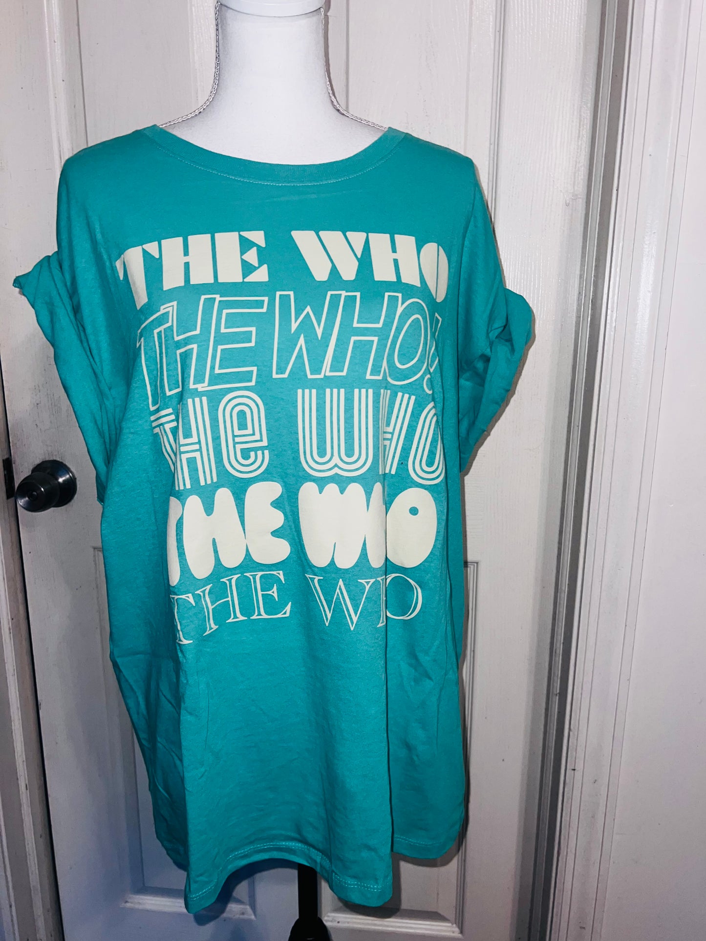 The Who Oversized Distressed Tee