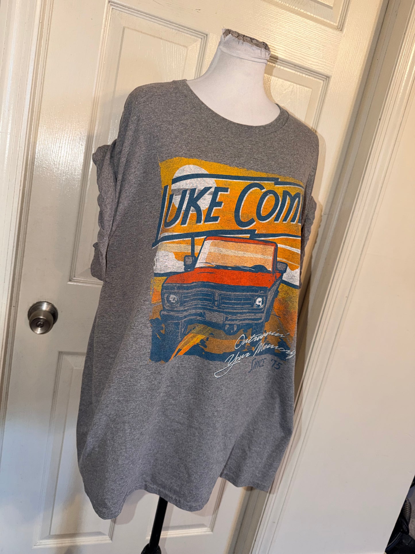 Luke Combs Oversized Distressed Tee
