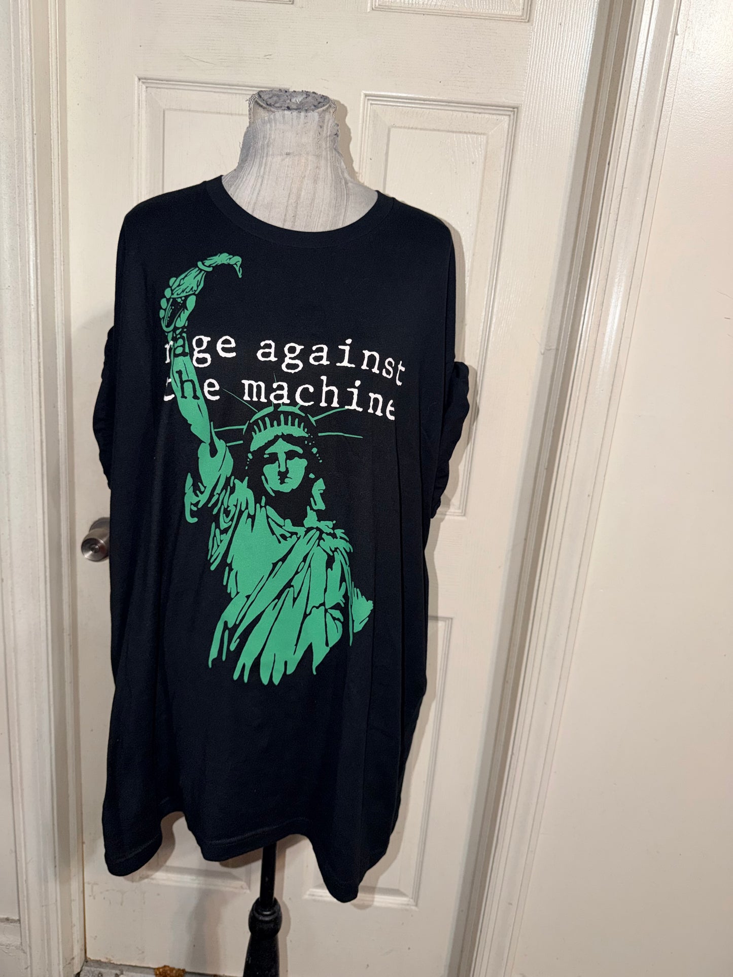 Rage Against the Machine Oversized Distressed Tee