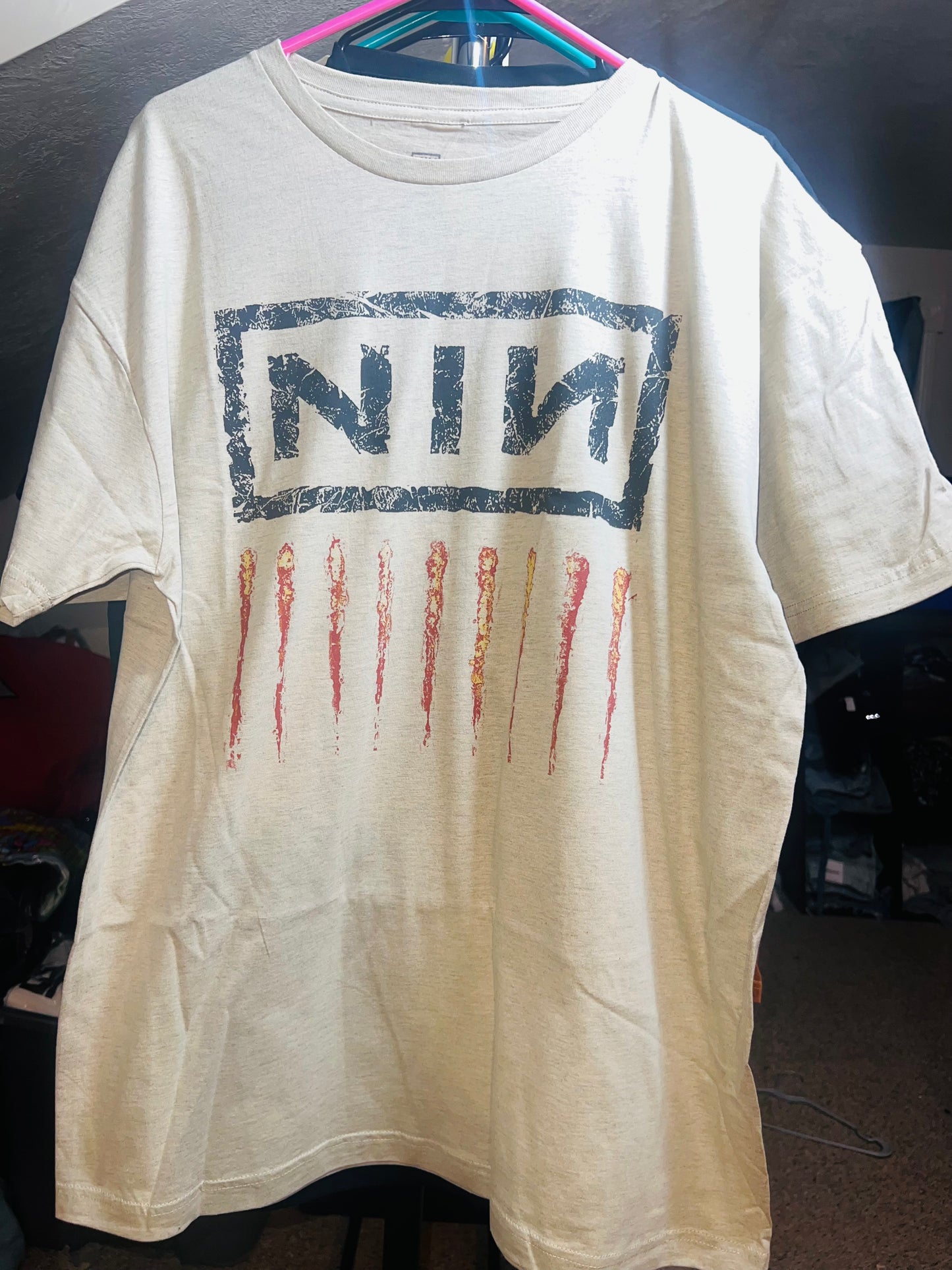 Nine Inch Nails Oversized Distressed Tee