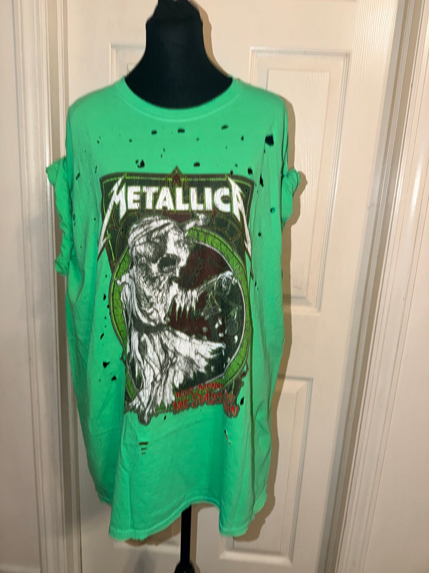 Metallica Oversized Distressed Tee
