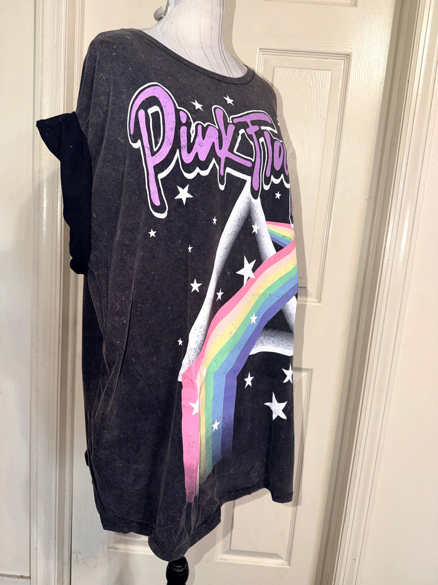 Pink Floyd Double Sided Oversized Distressed Tee